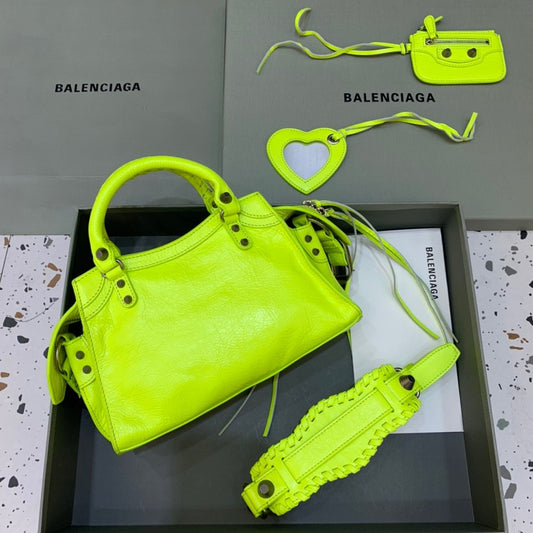 Balen Neo Cagole XS Handbag In Light Green, For Women, Bags 10.2in/26cm
