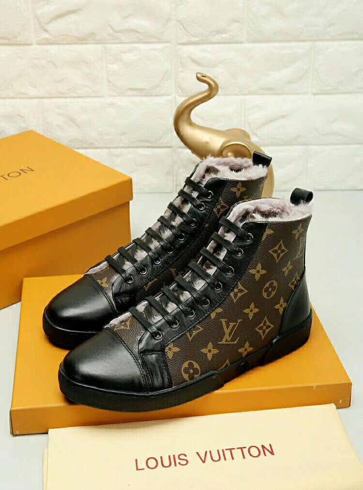 BL - LUV HIgh Top Brown Sneaker