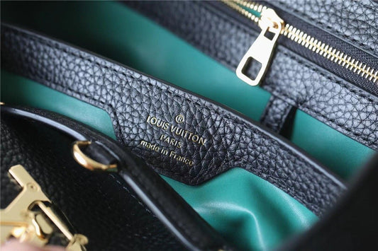 LV Capucines MM Taurillon Black For Women, Shoulder And Crossbody Bags 31.5cm/12.4in LV