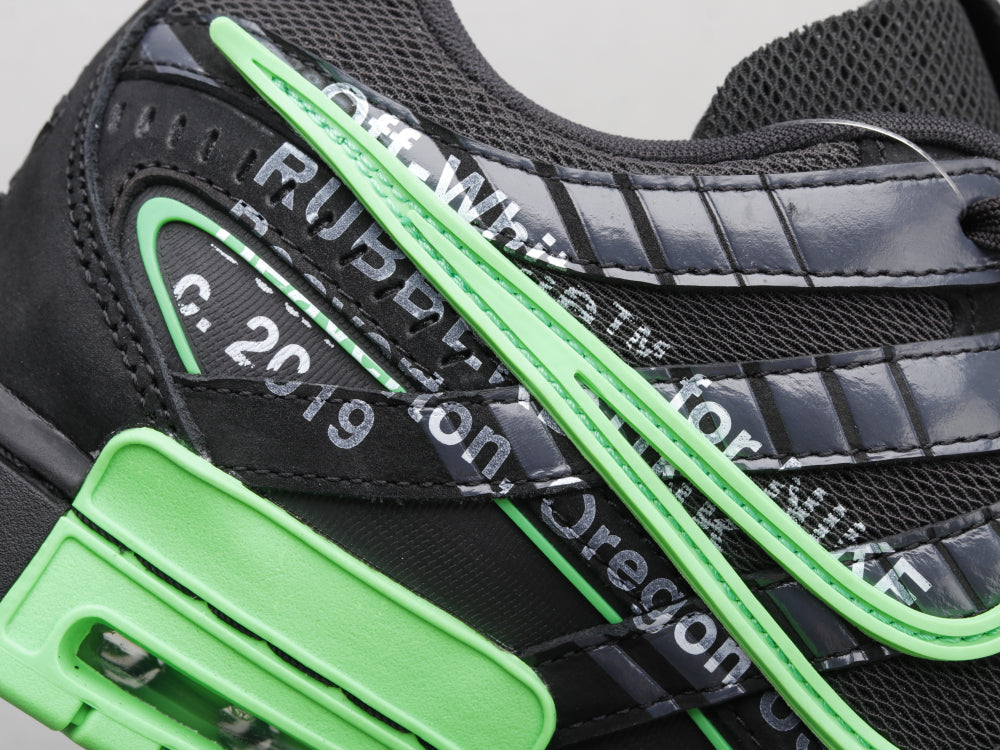 BL - OW x Rubber Dunk Black & Green