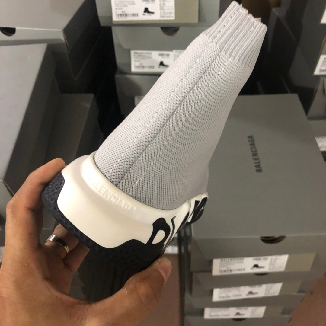 BL - Bla Speed Print Stretch Knit Sneakers