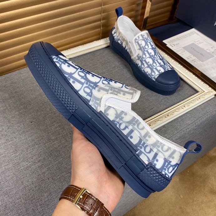 BL - DIR B23 Slip Blue LOW-TOP SNEAKER