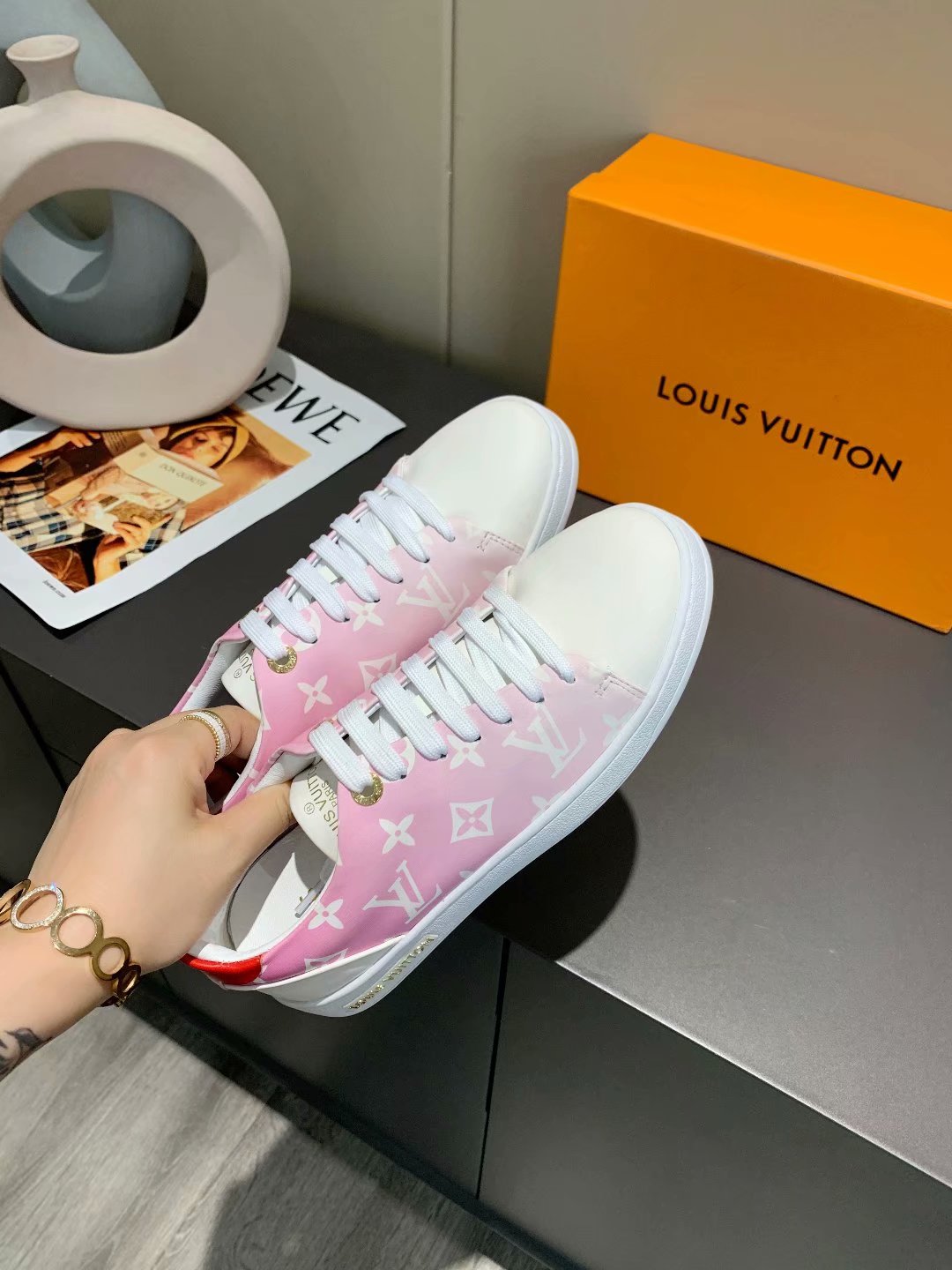 BL - LUV Time Out Orange White Sneaker
