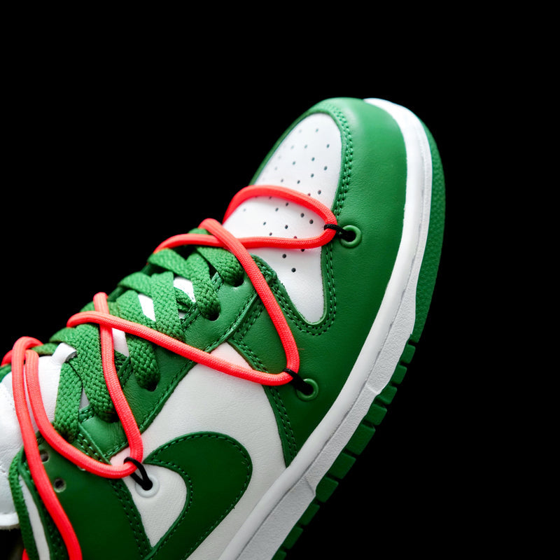 BL - OW x Dunk Low White Green