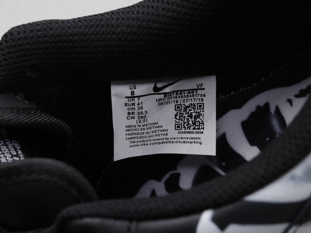 BL - AF1 Skeleton Halloween Black
