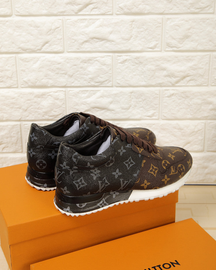 BL - LUV BLnogram Denim Brown Sneaker