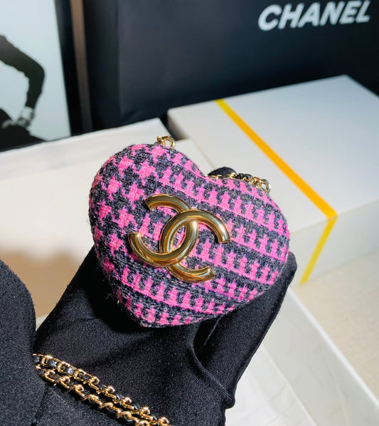 ChanelLong Necklace Bag Black And PiNike For Women, Women’s Bags 3in/7.6cm AB9485 B09330 NK598