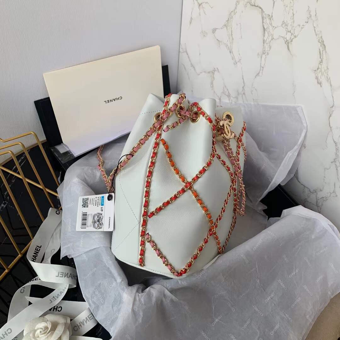 CHL 21 Handbag White For Women, Women’s Bags 8.6in/22cm