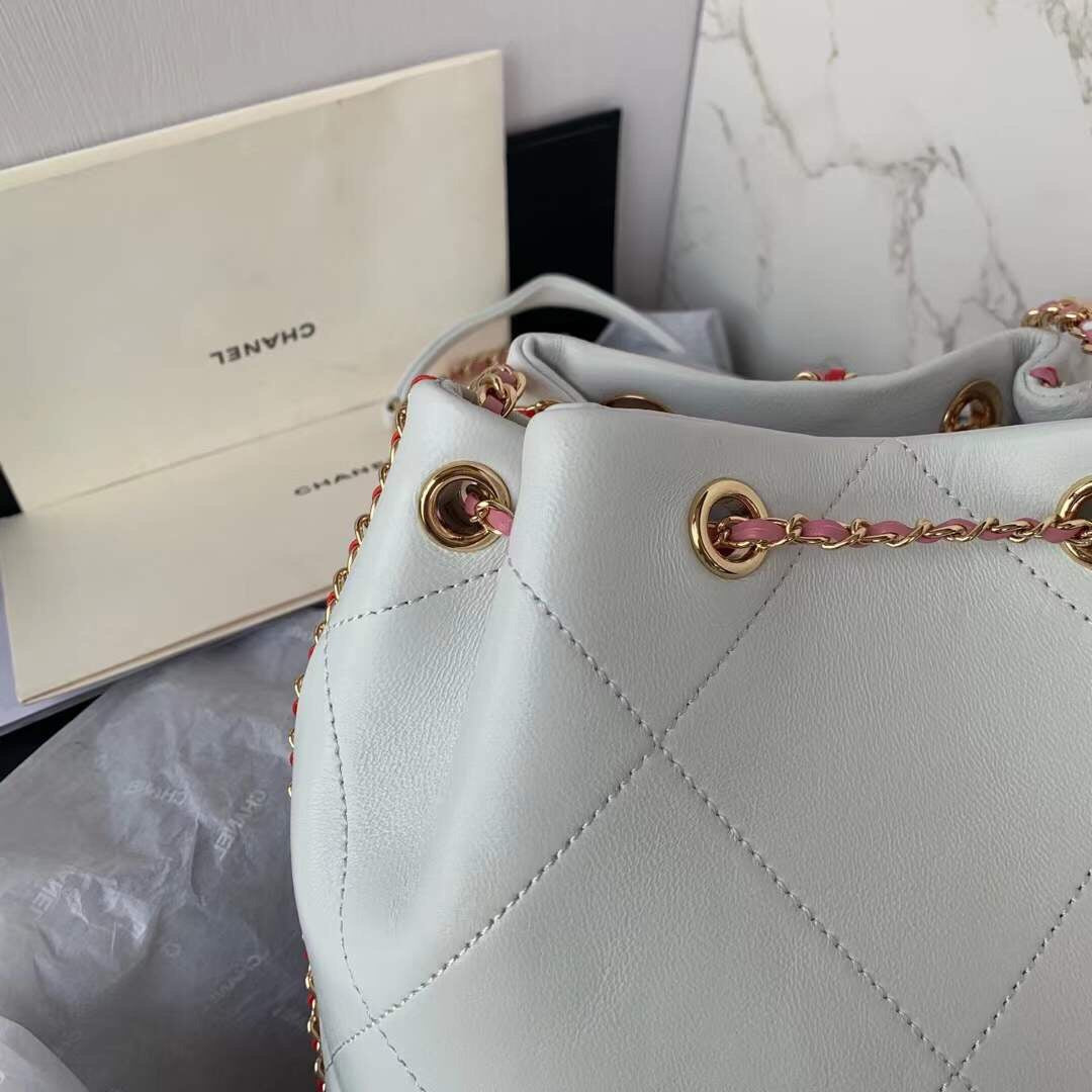 CHL 21 Handbag White For Women, Women’s Bags 8.6in/22cm