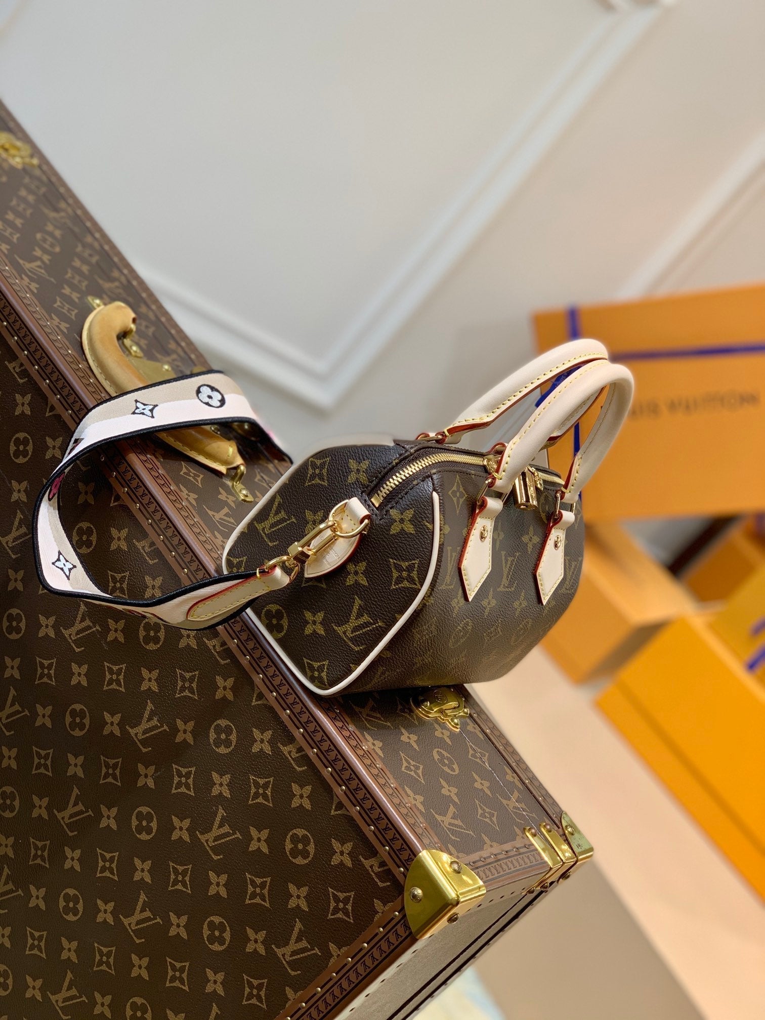 M45957 Speedy Bandouliere 20 Bag M45948 Fuchsia