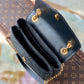 M20687 New Wave black 21cm COWHIDE REAL LEATHER