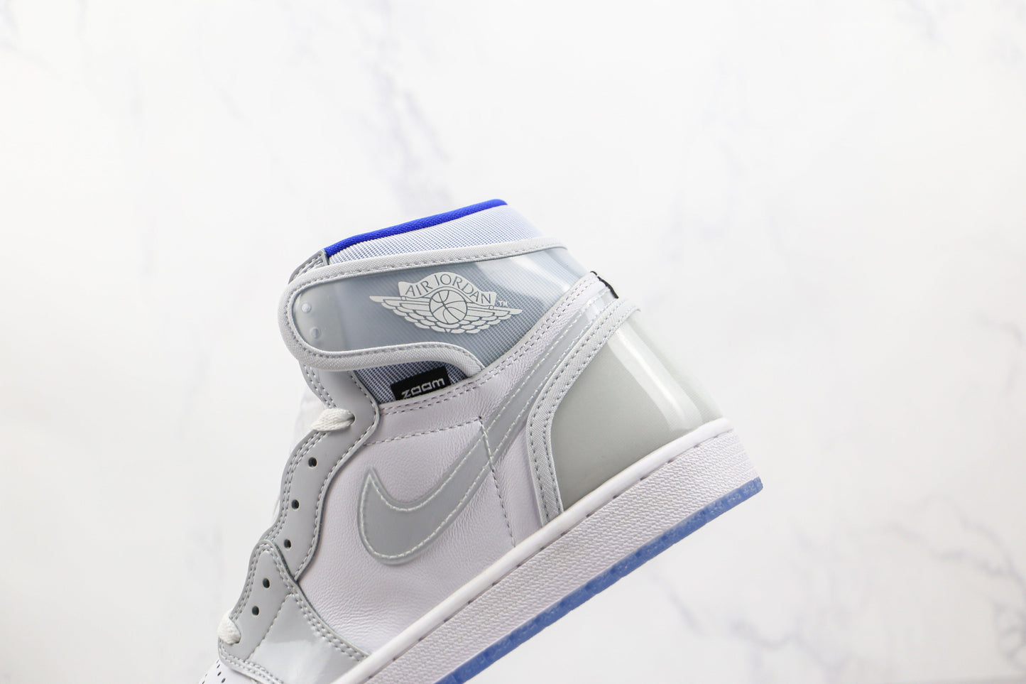 Designer White Jordan 1 High Q ( Customs And Box ), Jordan 1 Sneakers Active