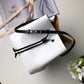 M54369 LOCKME BUCKET messenger bucket bag Handbag shoulder bag white Lambskin champagne bottle