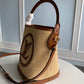 M59962 SAINT JACQUES Handbag Embroidery brown 24cm