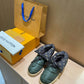 LV PILLOW COMFORT ANKLE BOOT KAKI 1A8T3L