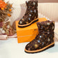 LV PILLOW COMFORT ANKLE BOOT MONOGRAM CANVAS