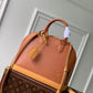 M91611 ALMA PM Full Leather brown handbag