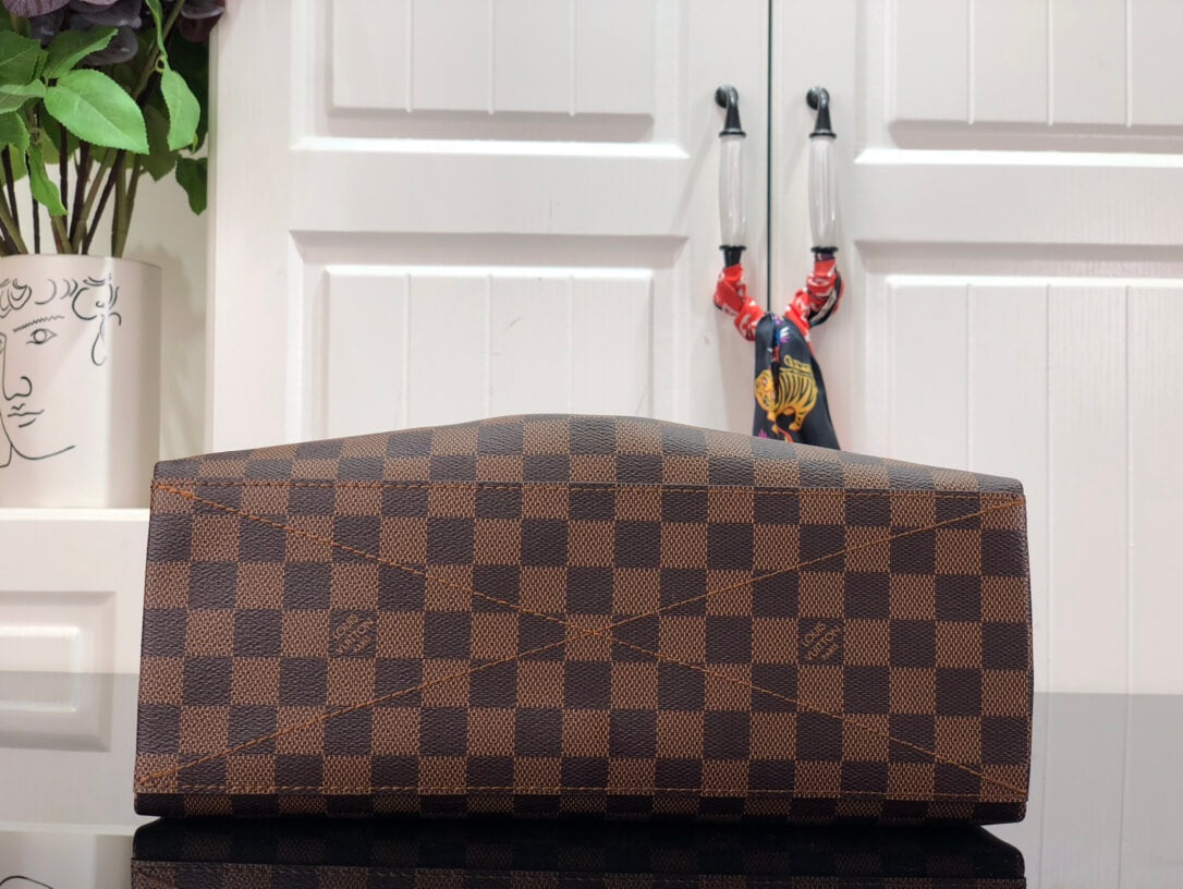 M45283 BOETIE MM Damier black real leather trim