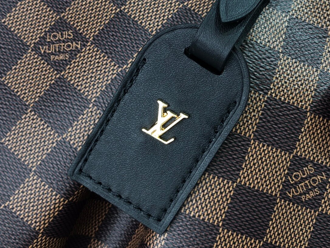 M45283 BOETIE MM Damier black real leather trim