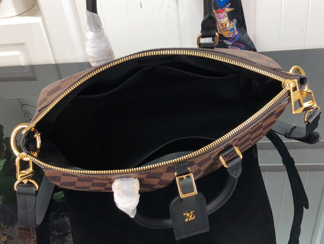 M45283 BOETIE MM Damier black real leather trim