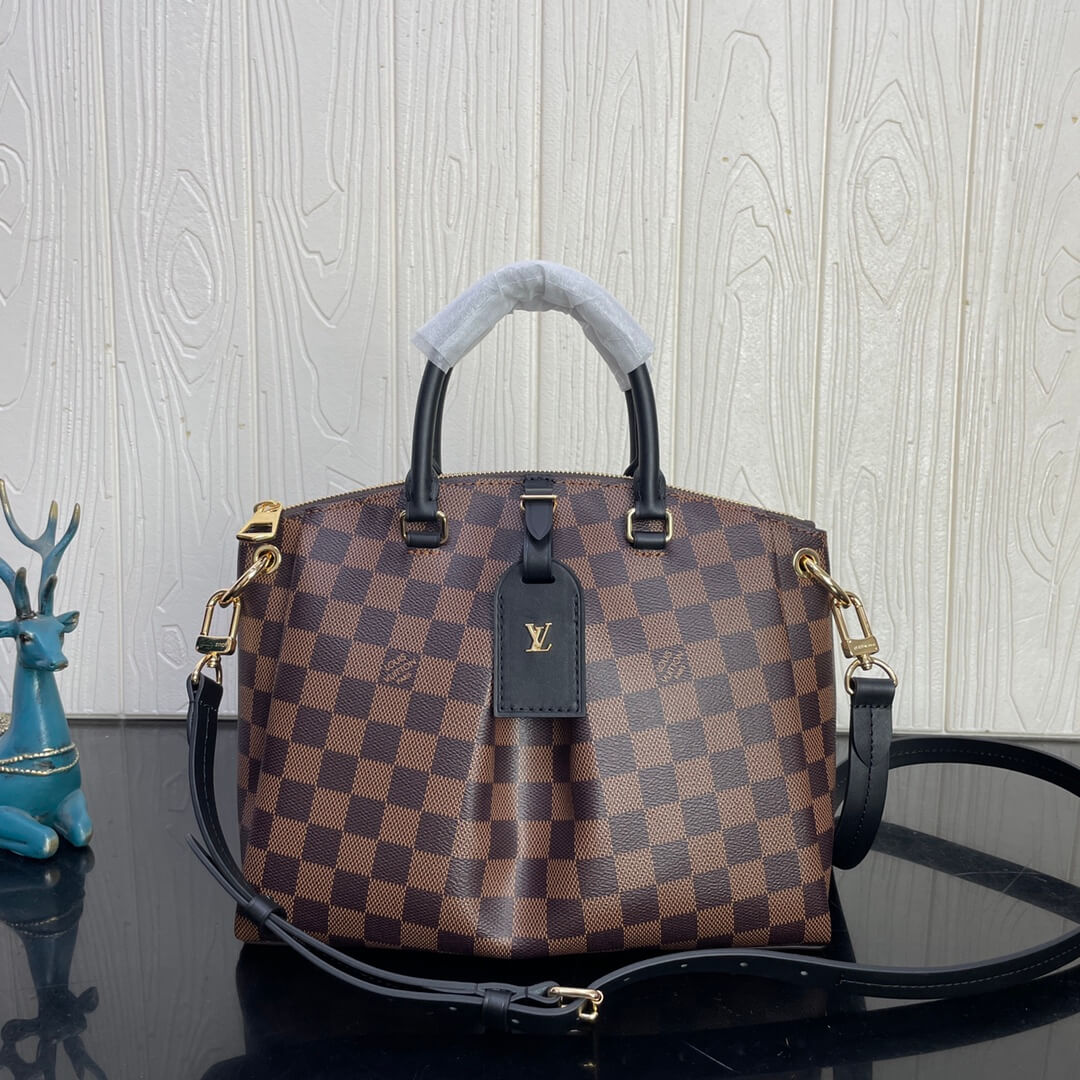 M45283 BOETIE MM Damier black real leather trim