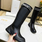 DIOR D RACER BOOT CALFSKIN BLACK KDI781VEA S17X