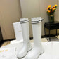 DIOR D RACER BOOT CALFSKIN WHITE