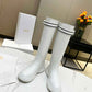 DIOR D RACER BOOT CALFSKIN WHITE