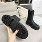 DIOR TRIAL ANKLE BOOTS LEATHER BLACK