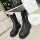 DIOR TRIAL ANKLE BOOTS LEATHER BLACK