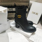 DIOR 30 MONTAIGNE HEELED ANKLE BOOT BLACK SUPPLE CALFSKIN KCI950VSO S900