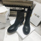 DIOR 30 MONTAIGNE HEELED ANKLE BOOT BLACK SUPPLE CALFSKIN KCI950VSO S900