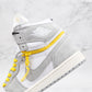 Designer Air Jordan 1 High Switch “Light Smoke Grey” High Q ( Customs And Box ), Jordan 1 Sneakers Active