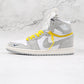 Designer Air Jordan 1 High Switch “Light Smoke Grey” High Q ( Customs And Box ), Jordan 1 Sneakers Active