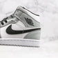 Designer Jordan 1 Mid “Light Smoke Grey” High Q ( Customs And Box ), Jordan 1 Sneakers FREE SHIPPING