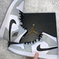 Designer Jordan 1 Mid “Light Smoke Grey” High Q ( Customs And Box ), Jordan 1 Sneakers FREE SHIPPING