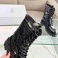 DIOR D UNIT ANKLE BOOT QUILTED CANNAGE CALFSKIN BLACK KCI995CQC S900