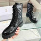 DIOR D UNIT ANKLE BOOT QUILTED CANNAGE CALFSKIN BLACK KCI995CQC S900