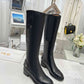 DIOR D FOLK BOOT CALFSKIN BLACK