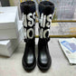 DIOR D MAJOR BOOT WITH MISS DIOR PRINT BLACK KDI929CMV S17X