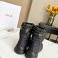 DIOR FROST ANKLE BOOT BLACK QUILTED NYLON BLACK
