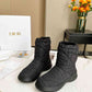 DIOR FROST ANKLE BOOT BLACK QUILTED NYLON BLACK