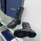 DIOR DIO(R)EVOLUTION ANKLE BOOTS RUBBER MACCROCANNAGE BLACK