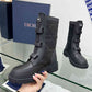 DIOR DIO(R)EVOLUTION ANKLE BOOTS RUBBER MACCROCANNAGE BLACK