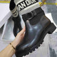 DIOR D MAJOR ANKLE BOOT FABRIC AND CALFSKIN WHITE AND BLACK