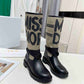 DIOR D MAJOR BOOT WITH MISS DIOR PRINT WARM TAUPE KDI929CMV S44X