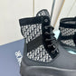 DIOR GARDEN LACE UP BOOT BLACK 3BO315ZYH H961