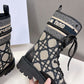 DIOR D MAJOR BOOTS BLACK AND BEIGE