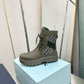 DIOR GARDEN LACE UP BOOT GREEN
