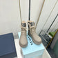 DIOR GARDEN LACE UP BOOT BEIGE 3BO315ZYH H164